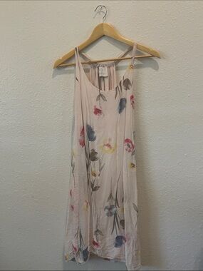 Vincent Grace Pale Blush Floral Dress
